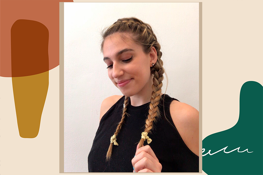 How To French Braid Your Own Hair - DIY French Braid