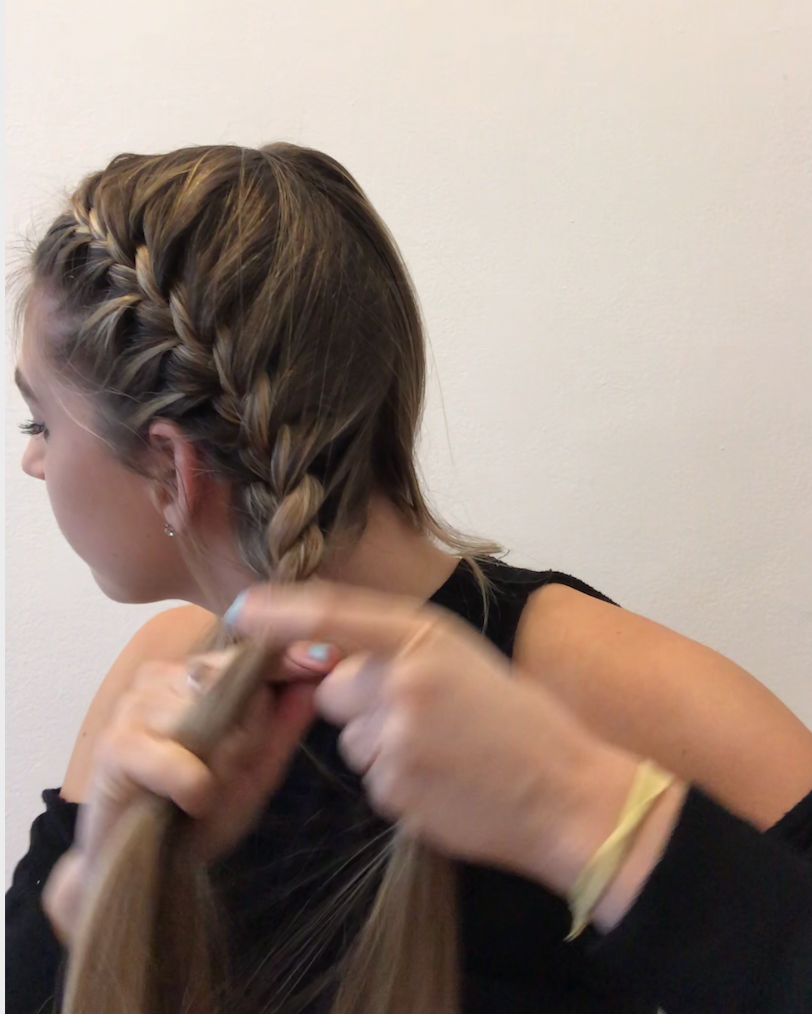 How to French Braid Your Own Hair  Fit Foodie Finds