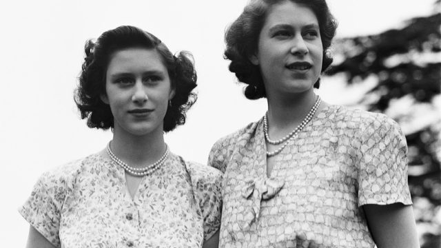 queen elizabeth and princess margaret
