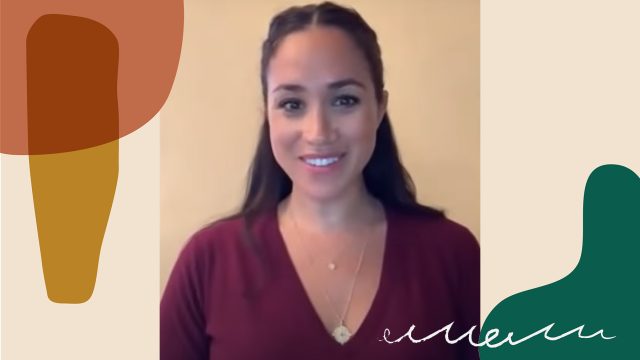 meghan markle wearing zodiac necklace for harry and archie