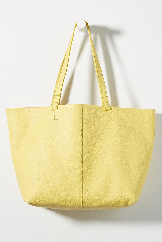 anthropologie yellow tote bag, mothers day gifts