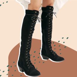 Free People lace up boots
