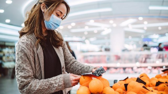 disinfect wipe down groceries coronavirus