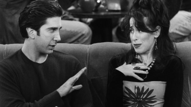 maggie wheeler as janice on Friends with ross