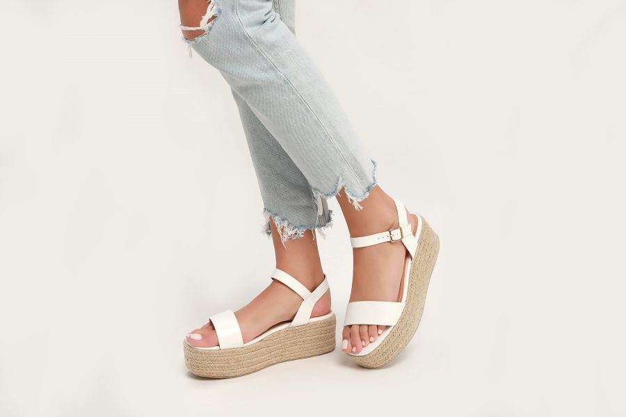 Espadrille hot sale platform sandals