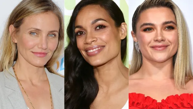 boss bitch fight challenge, cameron diaz, florence pugh, rosario dawson