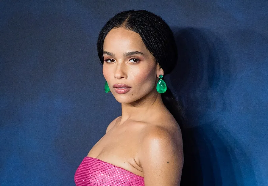 zoe kravitz at the harry potter fantastic beasts premiere