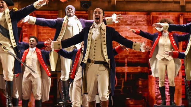 lin manuel miranda in hamilton on broadway