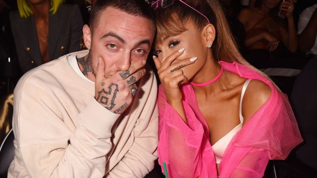 ariana grande and mac miller at MTV Video Music Awards