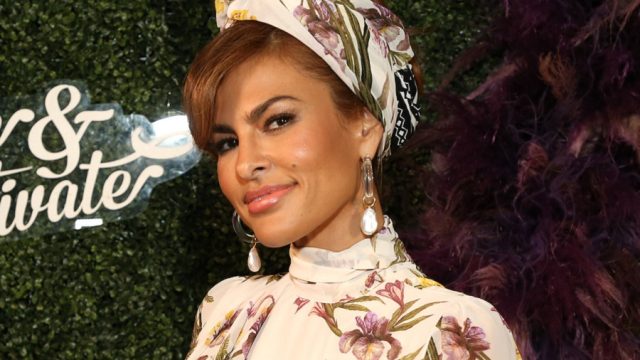 eva mendes on the red carpet
