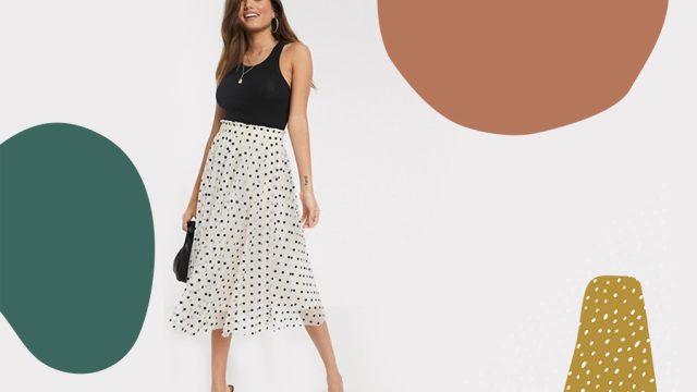 pleated midi skirts for spring and summer