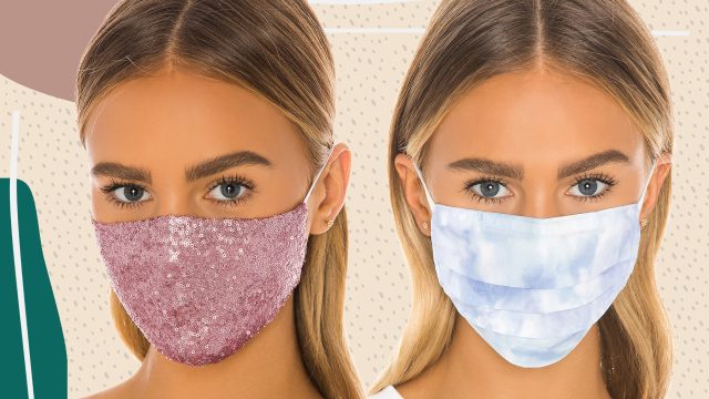 revolve face masks, tie-dye face mask