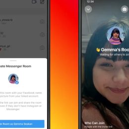 instagram messenger rooms on an iphone