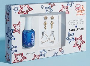 BaubleBar Essie nail polish earring kit