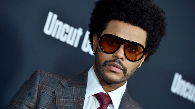 the weeknd at premiere of uncut gems