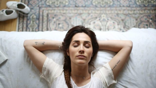 woman sleeping
