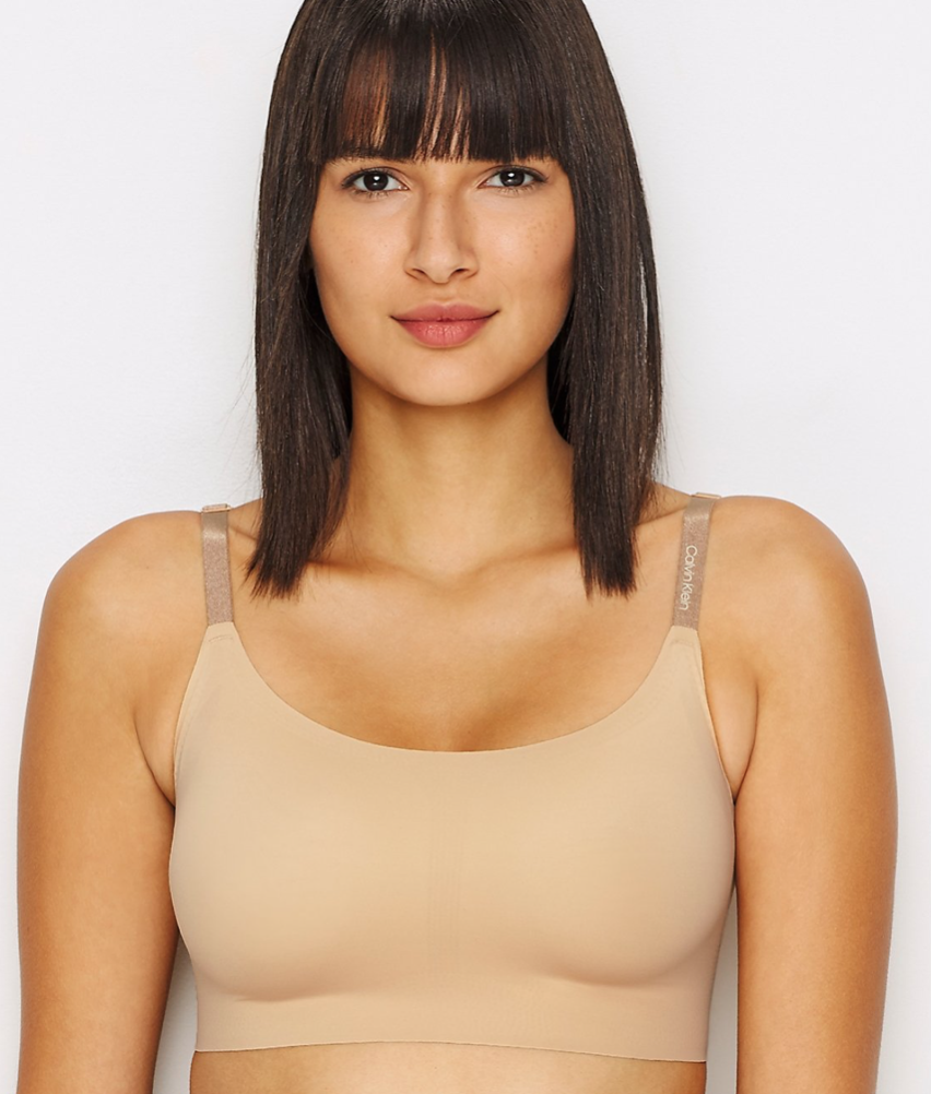 Calvin Klein Women's Invisibles Comfort Seamless Scoop Neck