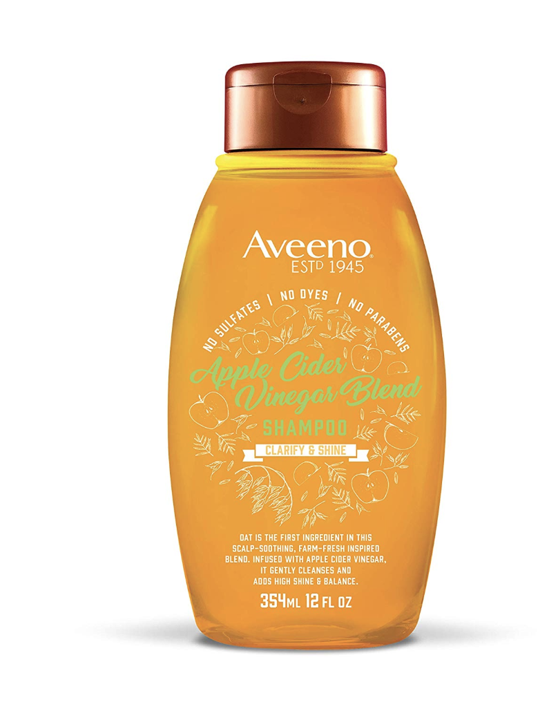 aveeno apple cider vinegar shampoo, best drugstore shampoo for oily hair