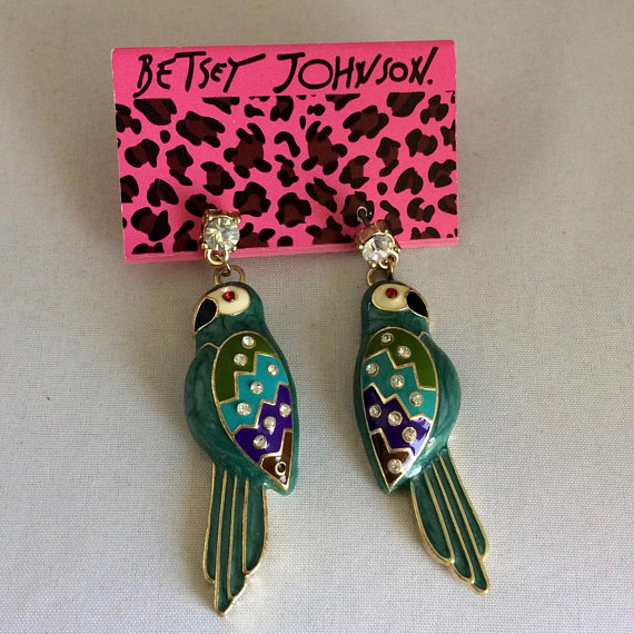 Betsey Johnson Gold-Tone Crystal Fox Stud Earrings - Macy's