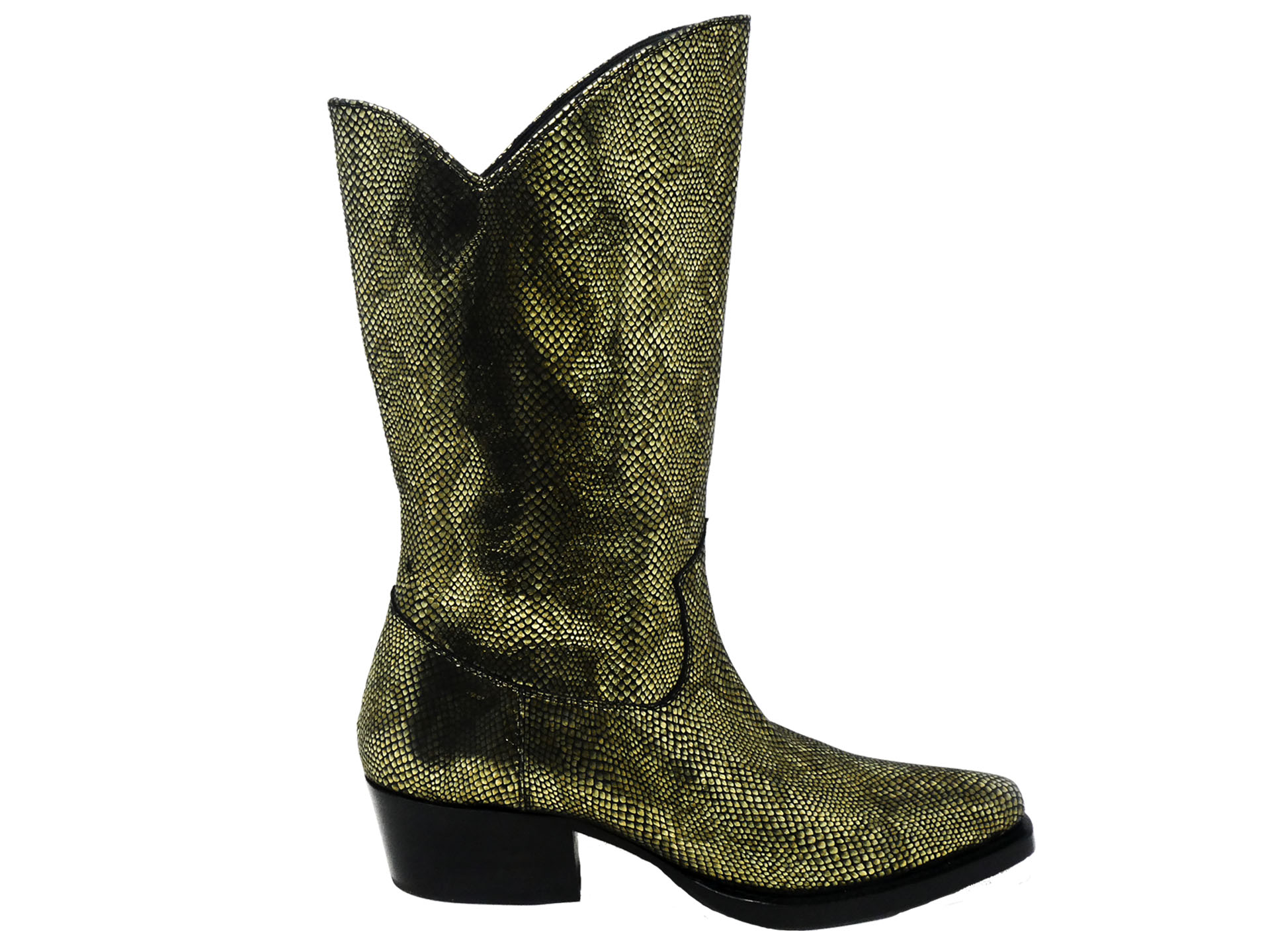 Gold Texan Boots