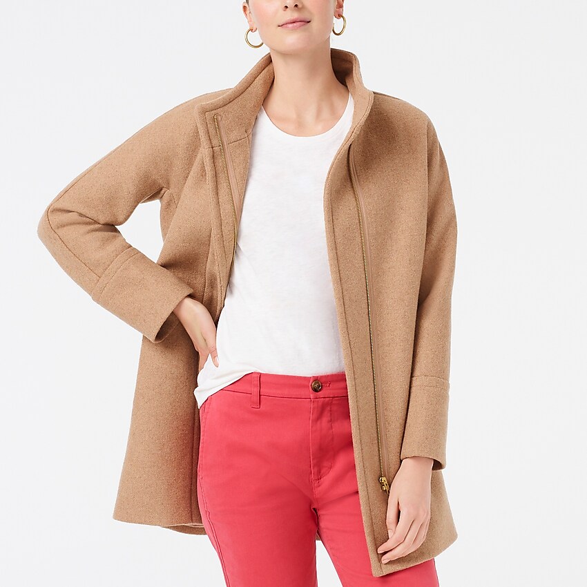 j.crew factory sale camel coat