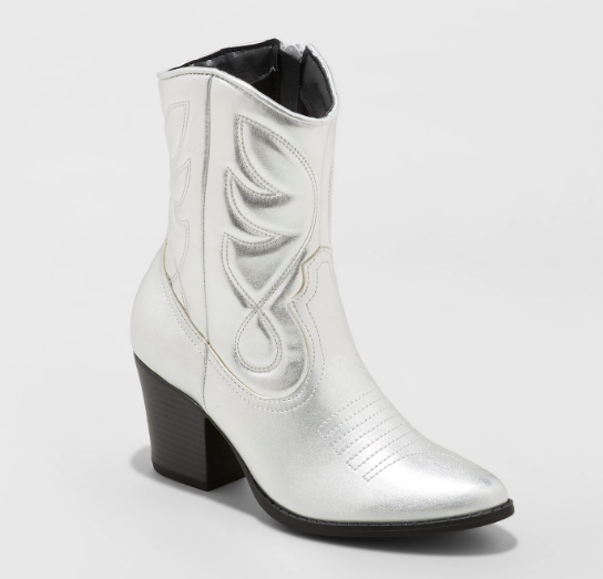 Target Silver Cowboy Boots