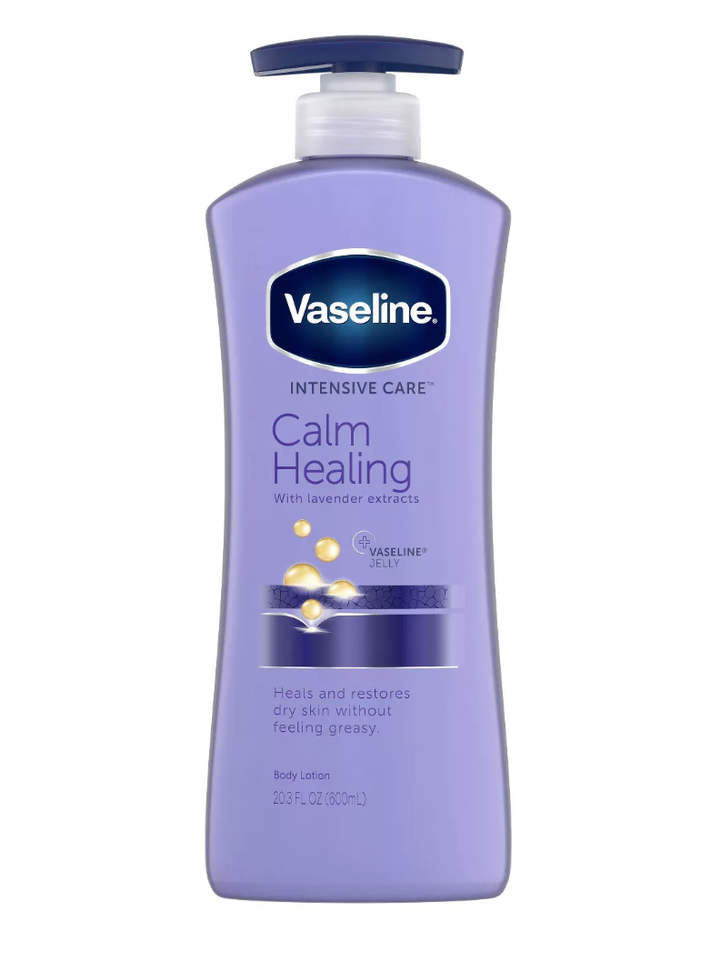 vaseline calm healing lotion, best drugstore body lotion