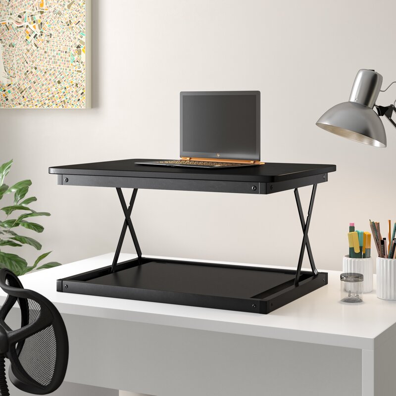 adjustable standing desk small space