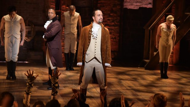 hamilton cast on broadway, lin-manuel miranda