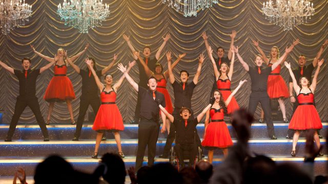scene in glee