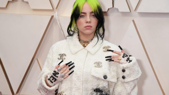 billie eilish at the 2020 academy awards