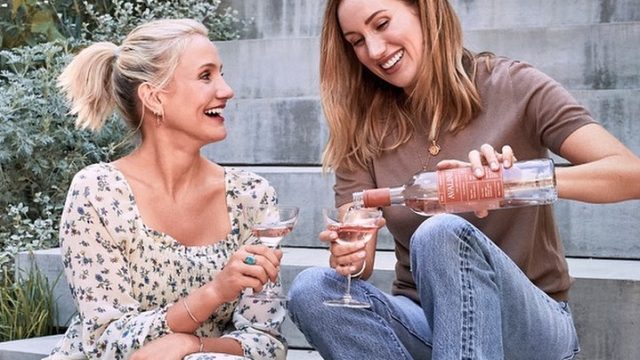 cameron diaz avaline clean, vegan wine brand