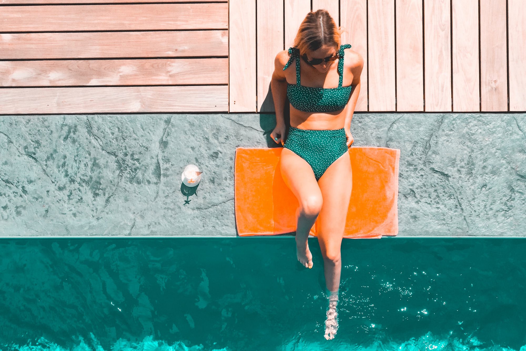 haircare summer chlorine hair color
