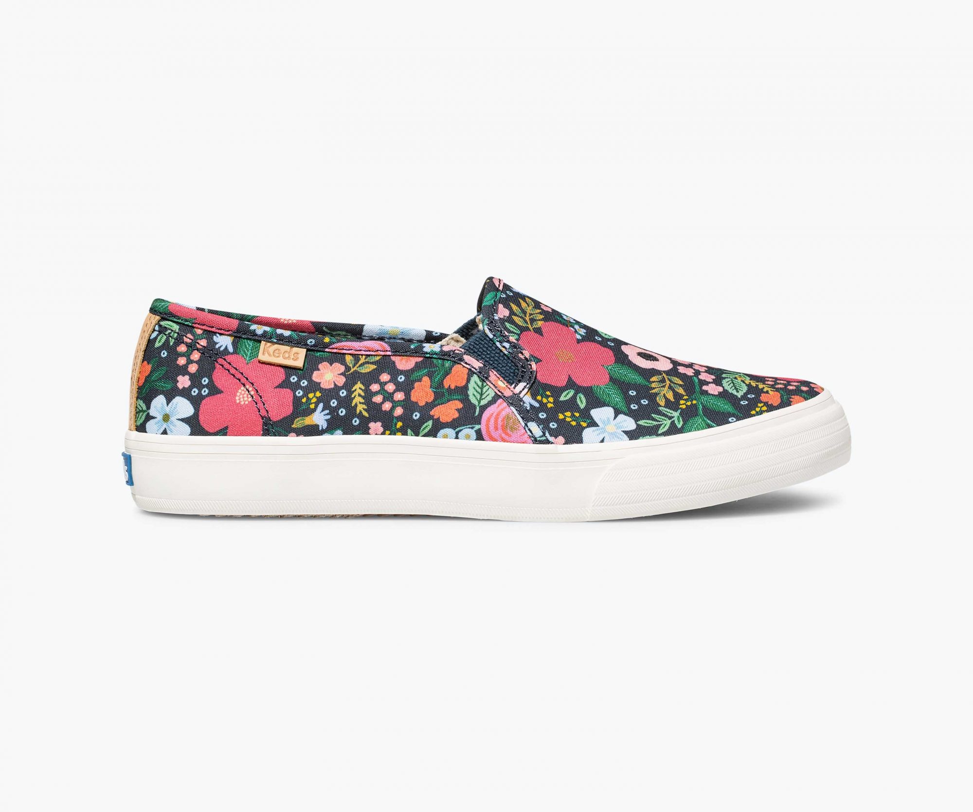 Keds floral best sale slip on