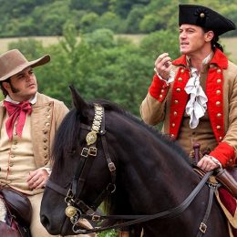 luke evans beauty and the best prequel series, gaston and lefou