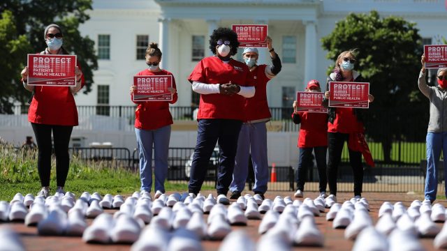 nurses protest
