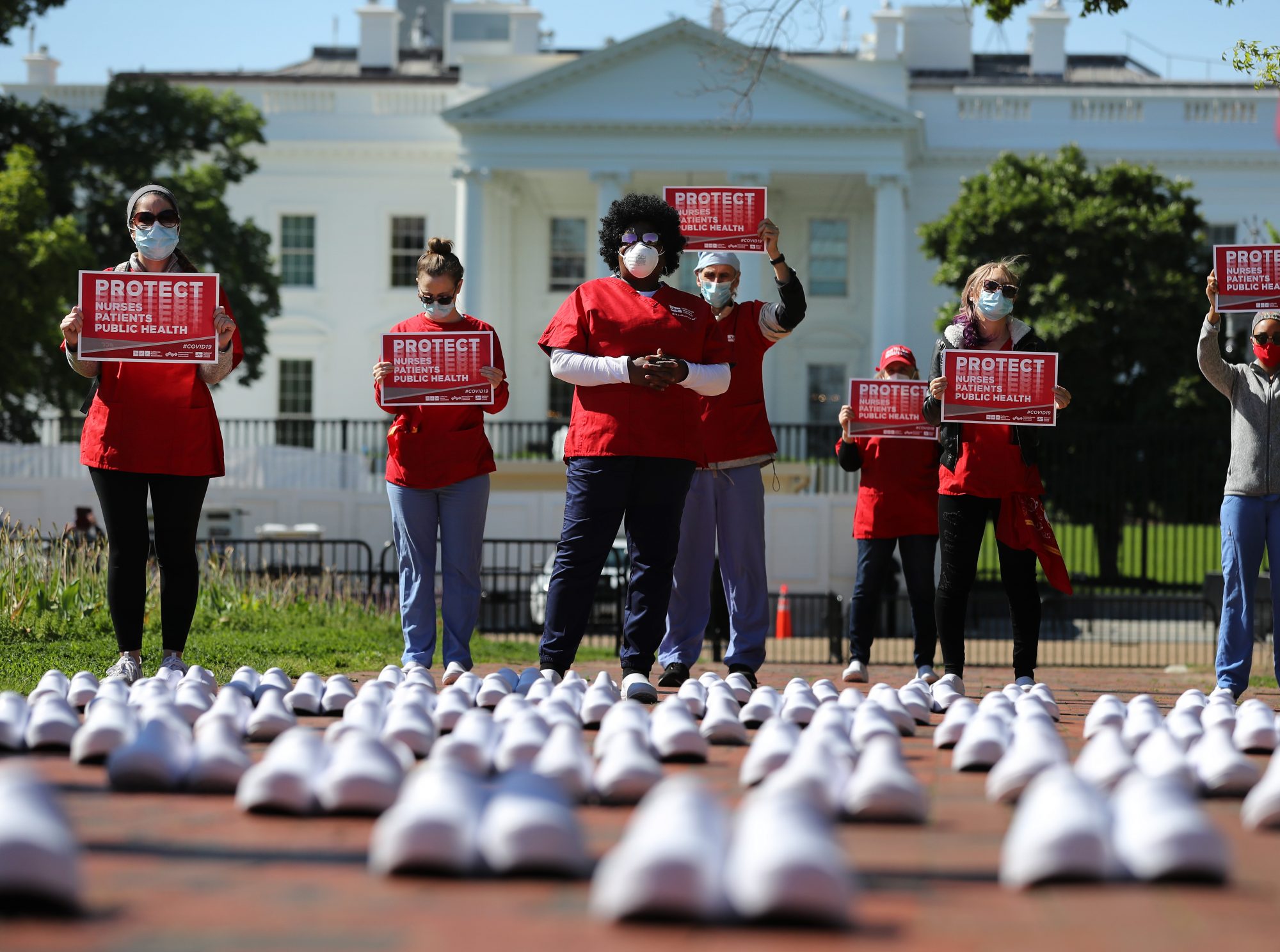 nurses protest