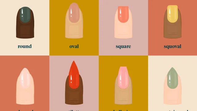 nail shapes, how to choose a nail shape, square nails
