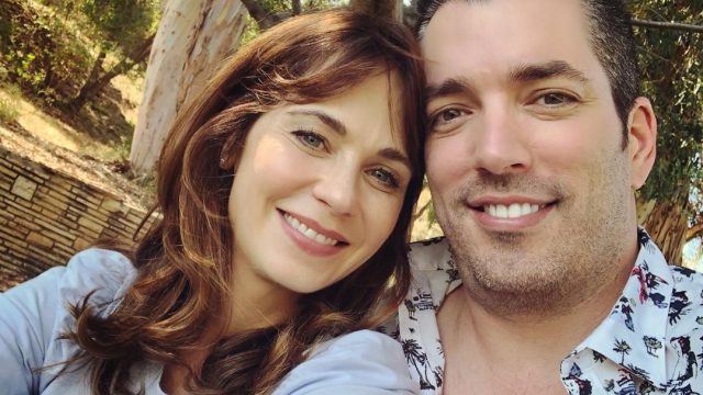 zooey deschanel and property brothers jonathan scott anniversary