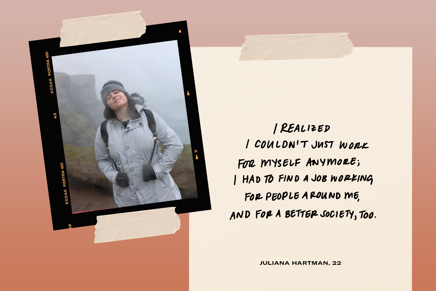 Juliana Hartman going off book