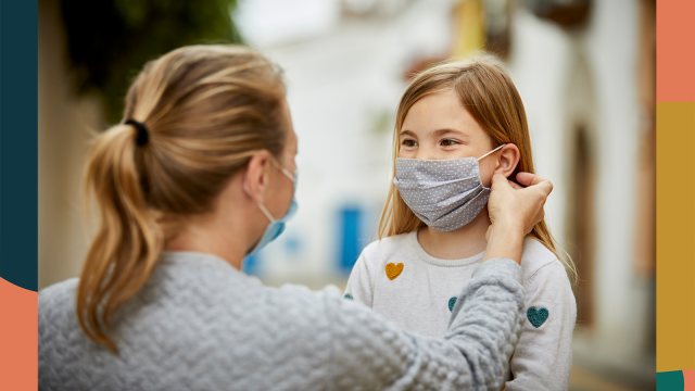 how to talk to kids about wearing face masks, kids face masks