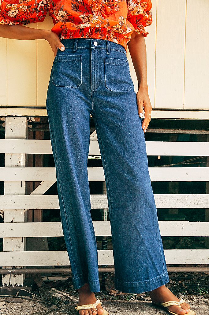 free people sailor jeans, best jeans for each zodiac sign