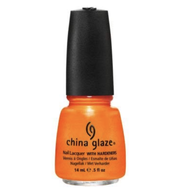 orange halloween nail polish, diy halloween nail art