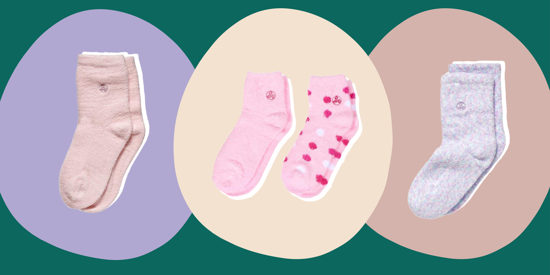NEW Earth Therapeutics Aloe Infused Socks Pink 1 Pair