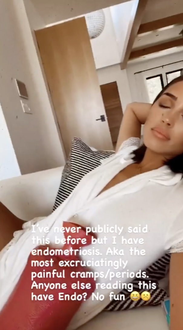 Olivia Culpo, endometriosis