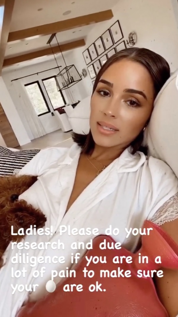 olivia culpo, endometriosis