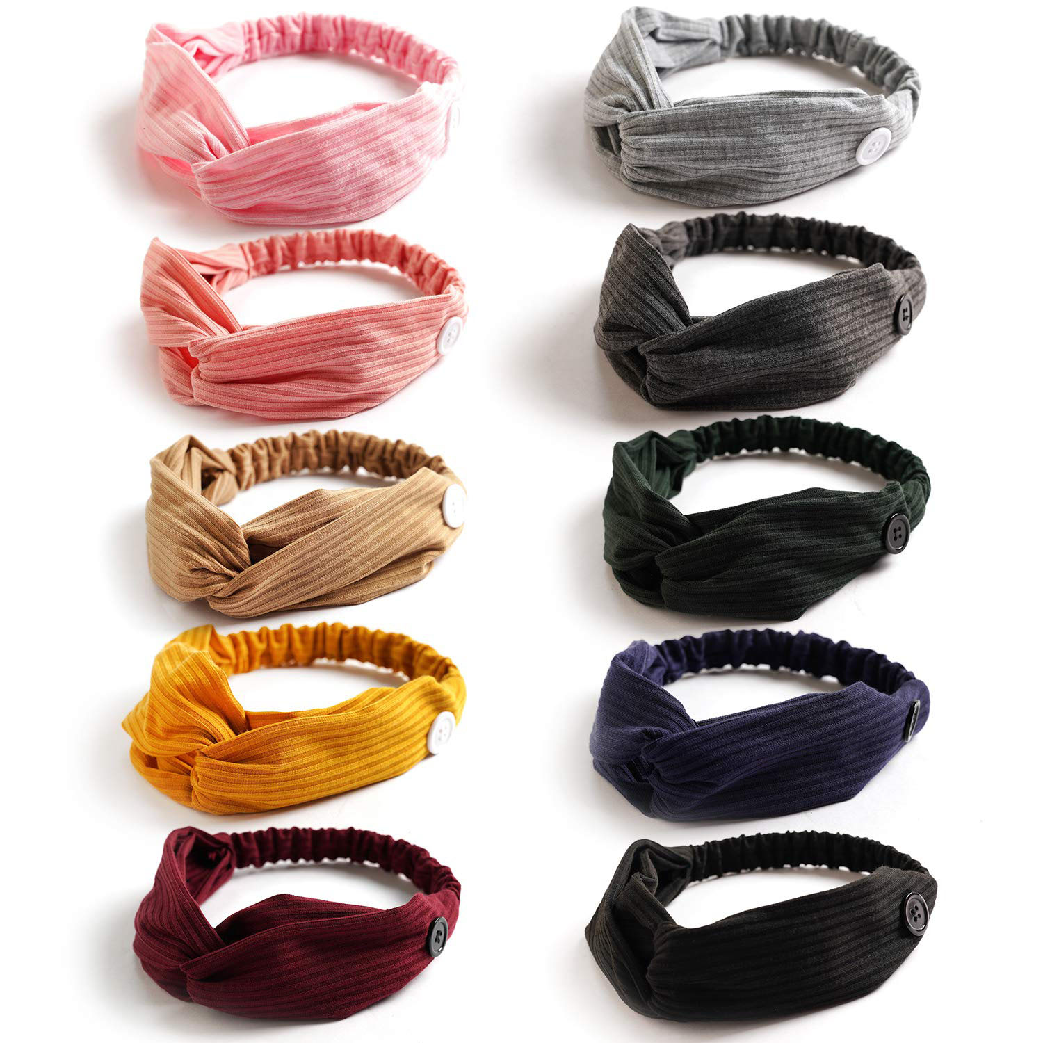 headbands with buttons for face masks