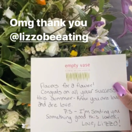 Cardi B note from Lizzo