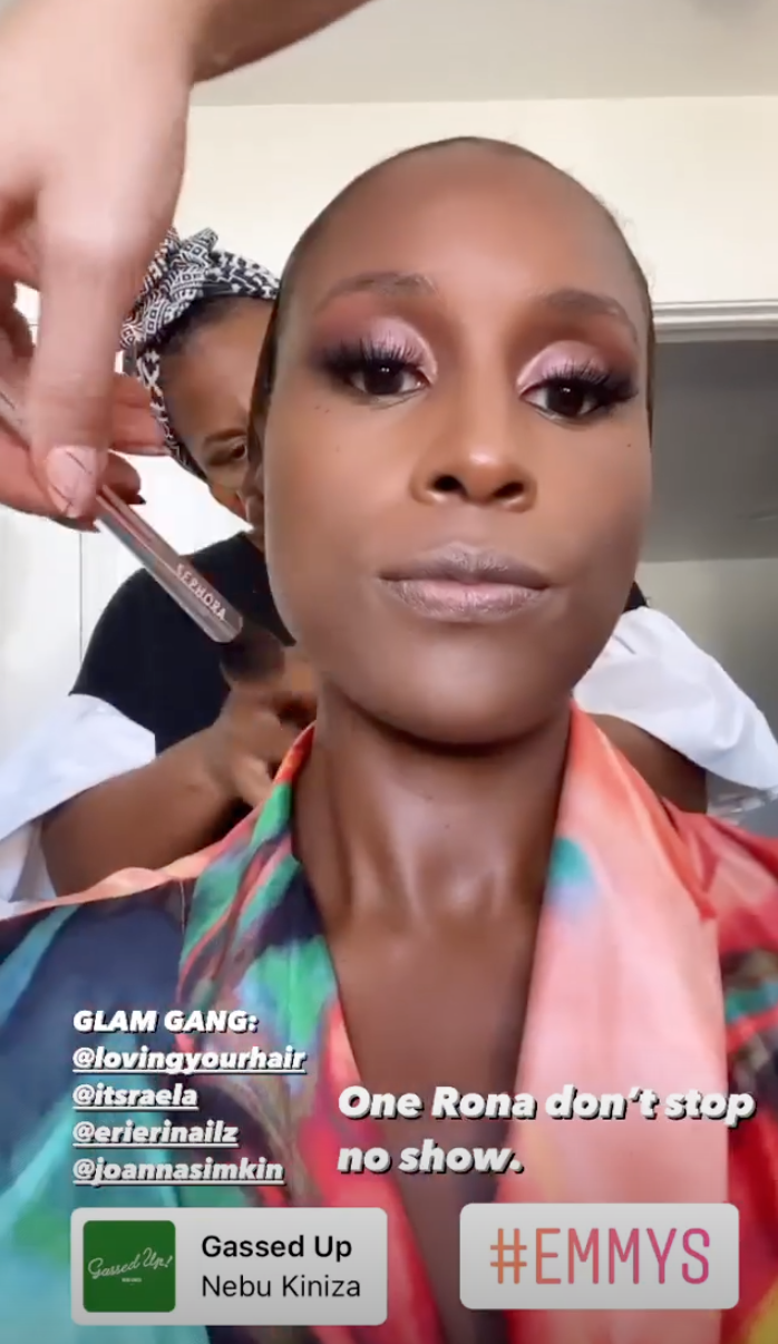 issa rae best beauty looks emmys 2020
