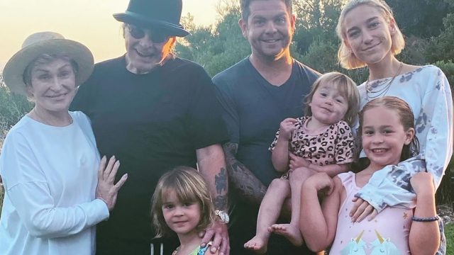 jack osbourne daughter coronavirus, sharon osbourne family photo